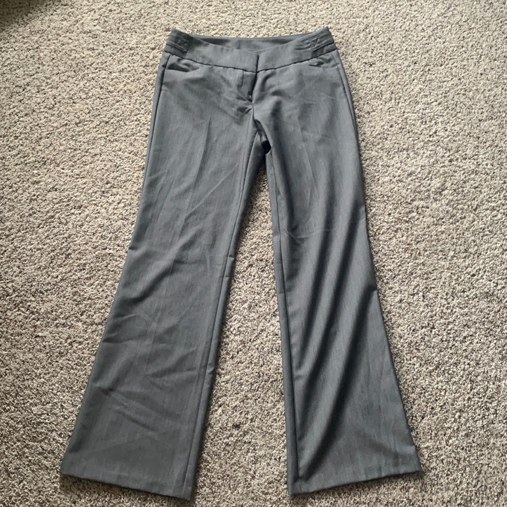Gray dress pants
